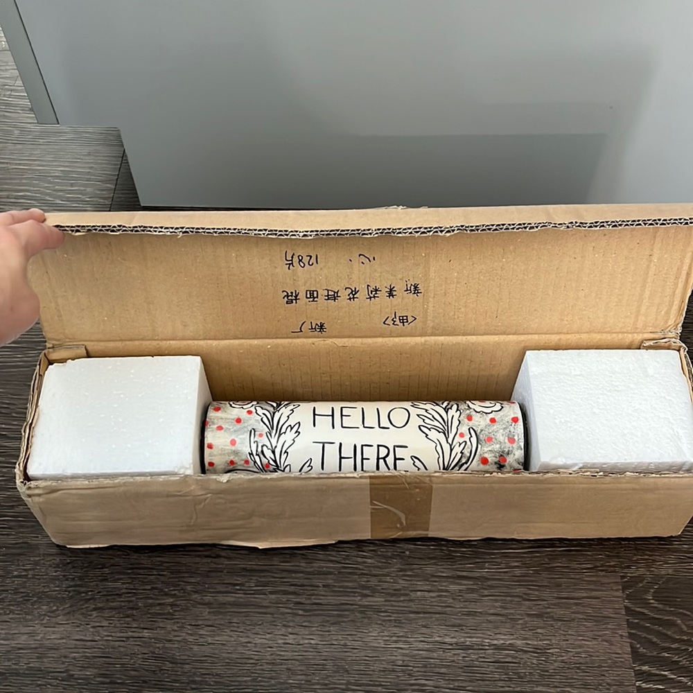 Anthropolgie rolling pin Molly Hatch Collab